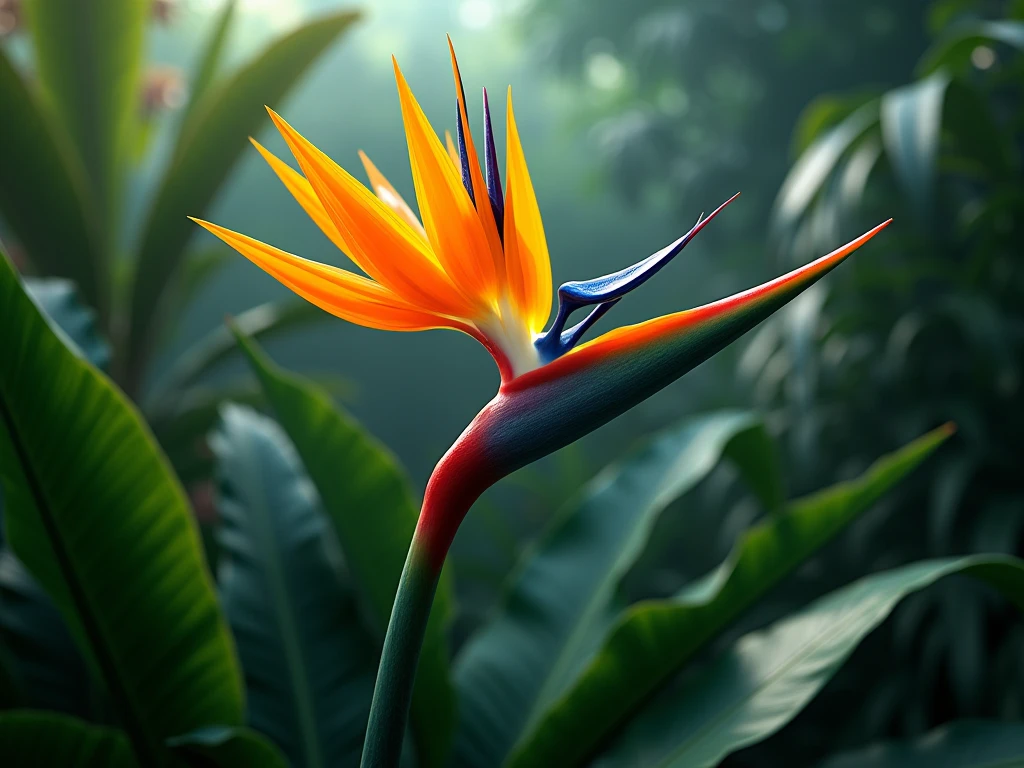 Bird of Paradise Tropical Plant